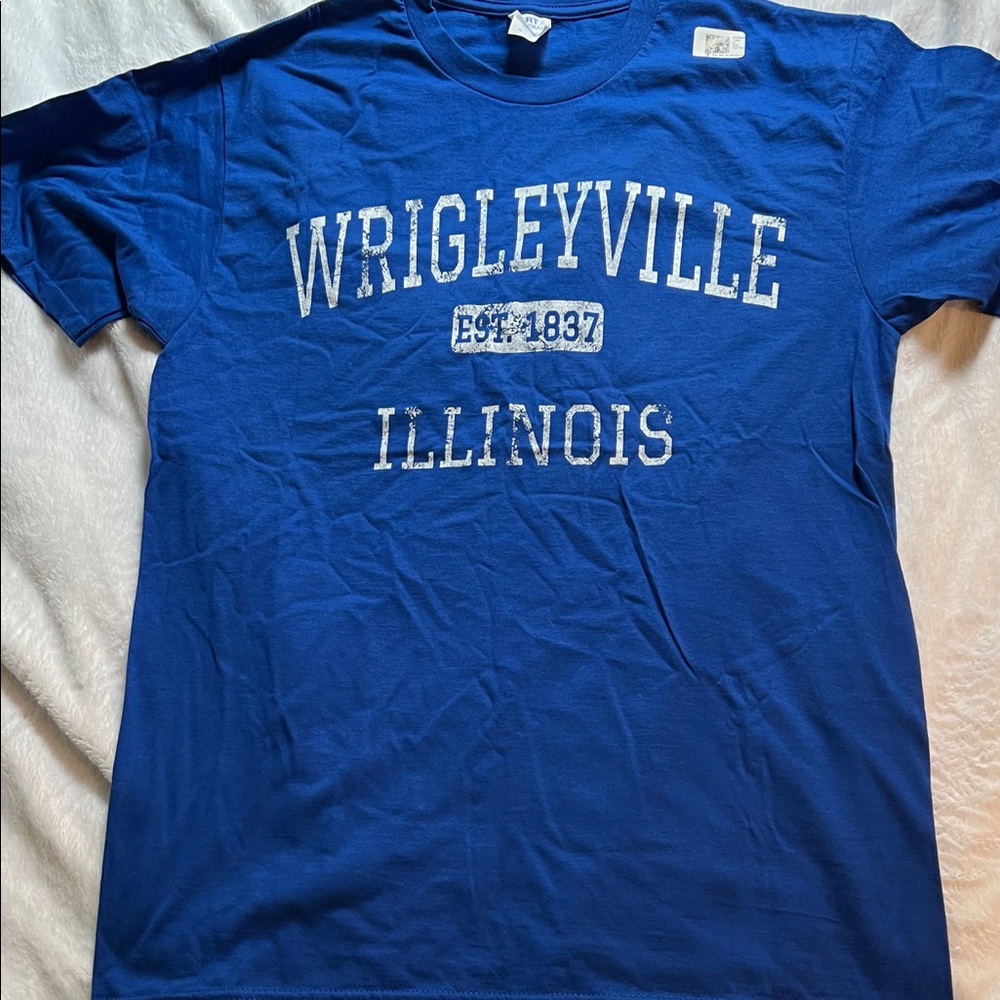 Blue Wrigleyville Illinois T-Shirt (Men’s M)